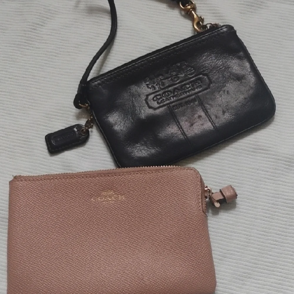 Coach Leather Wristlet Set Of 2 - Picture 6 of 8